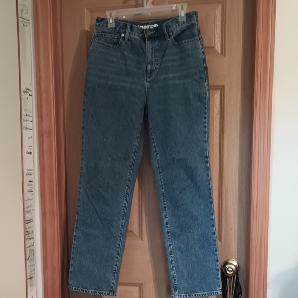 Lands' End Dark Blue Denim Jeans